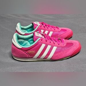 Adidas Dragon Vintage Pink Suede Sneakers Women’s  US Sz 6 Originals retro shoes